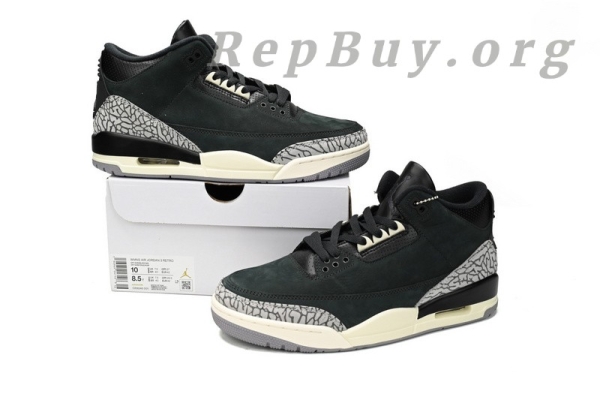 Top Version Air Jordan 3 Retro Off Noir CK9246-001 - 图片 12