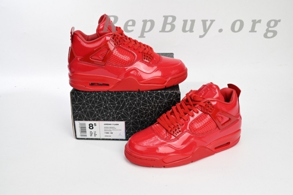 Top Version Air Jordan 4 Retro 11Lab4 Red 719864-600 - Image 14