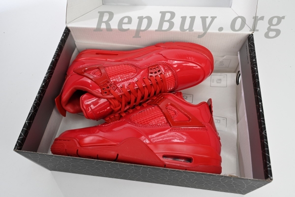 Top Version Air Jordan 4 Retro 11Lab4 Red 719864-600 - Image 16