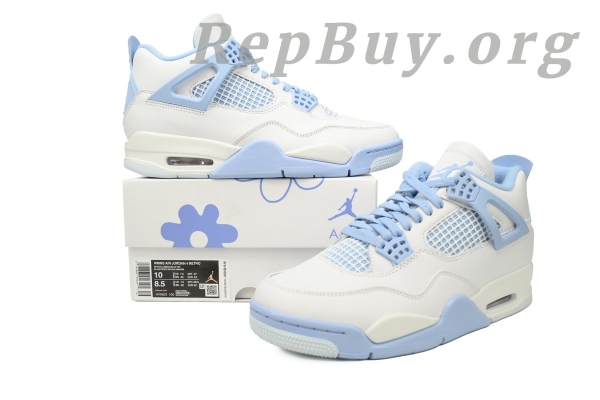 Top Version Air Jordan 4 Retro, High Quality Replica Jordan 4, Best Copy Forget Me Not AJ4, 1:1 Replica HV0823-100, Premium Fake Air Jordan 4, Perfect Version AJ4 Retro, Unisex Sneakers Replica, Luxury Dupes Jordan Shoes