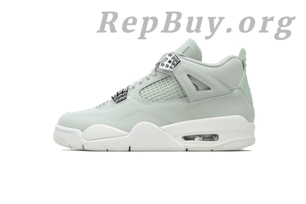 Top Version Air Jordan 4 Retro Seafoam Sail, High Quality Replica Jordan 4, Best Replica Air Jordan 4, 1:1 Replica AJ4 Seafoam, Premium Copy Jordan 4 Retro, Fake AJ4 Seafoam Sail, Unauthorized Jordan 4 HV0823-003, Mirror Quality Reps Sneakers