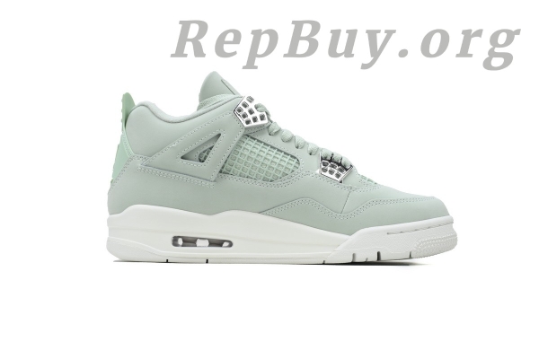 Top Version Air Jordan 4 Retro Seafoam Sail, High Quality Replica Jordan 4, Best Replica Air Jordan 4, 1:1 Replica AJ4 Seafoam, Premium Copy Jordan 4 Retro, Fake AJ4 Seafoam Sail, Unauthorized Jordan 4 HV0823-003, Mirror Quality Reps Sneakers