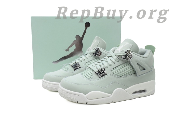 Top Version Air Jordan 4 Retro Seafoam Sail, High Quality Replica Jordan 4, Best Replica Air Jordan 4, 1:1 Replica AJ4 Seafoam, Premium Copy Jordan 4 Retro, Fake AJ4 Seafoam Sail, Unauthorized Jordan 4 HV0823-003, Mirror Quality Reps Sneakers