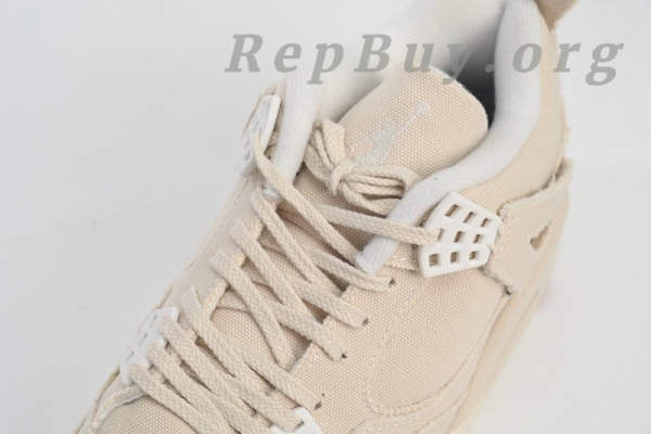 Top Version Air Jordan 4 Retro Blank Canvas DQ4909-100 - Image 7