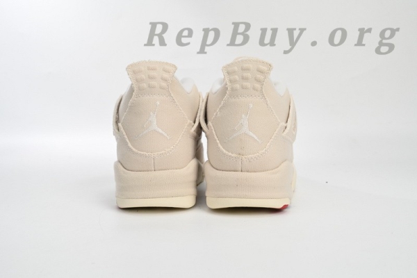 Top Version Air Jordan 4 Retro Blank Canvas DQ4909-100 - Image 4
