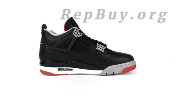 Top Version Air Jordan 4 Retro Bred Reimagined FV5029-006 - Image 3