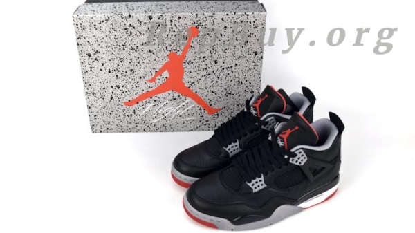 Top Version Air Jordan 4 Retro Bred Reimagined FV5029-006 - Image 10