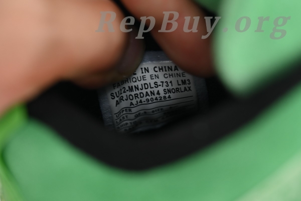 Top Version Air Jordan 4 Retro Emerald Green Black 904284 - Image 10