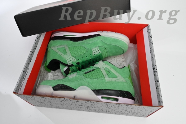 Top Version Air Jordan 4 Retro Emerald Green Black 904284 - Image 16
