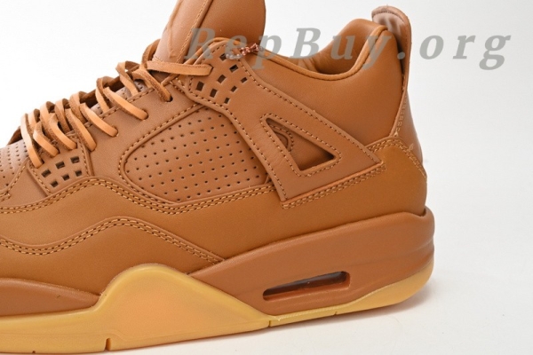 Top Version Air Jordan 4 Retro Ginger Wheat 819139-205 - Image 8