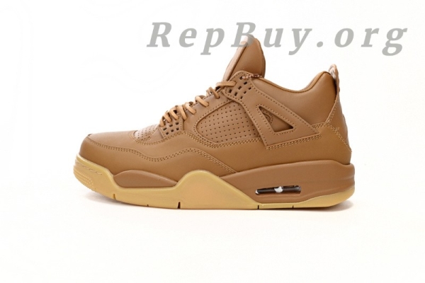 Top Version Air Jordan 4 Retro Ginger Wheat 819139-205