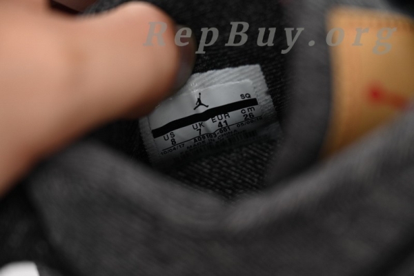 Top Version Air Jordan 4 Retro Levi's Black (Levi's Tag) AQ9103-001 - Image 10