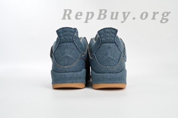 Top Version Air Jordan 4 Retro Levi's Denim (Tag with Levi's Logo) AO2571-401 - Image 4