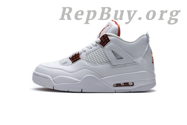 Top Version Air Jordan 4 Retro Metallic Orange CT8527-118 - Image 2