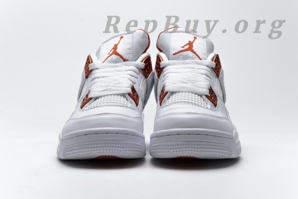 Top Version Air Jordan 4 Retro Metallic Orange CT8527-118 - Image 5
