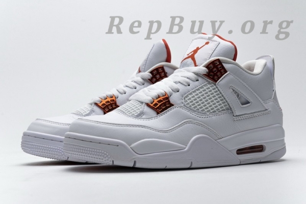 Top Version Air Jordan 4 Retro Metallic Orange CT8527-118 - Image 6