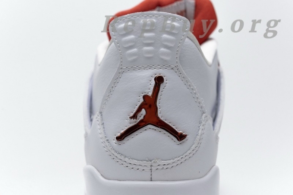 Top Version Air Jordan 4 Retro Metallic Orange CT8527-118 - Image 8
