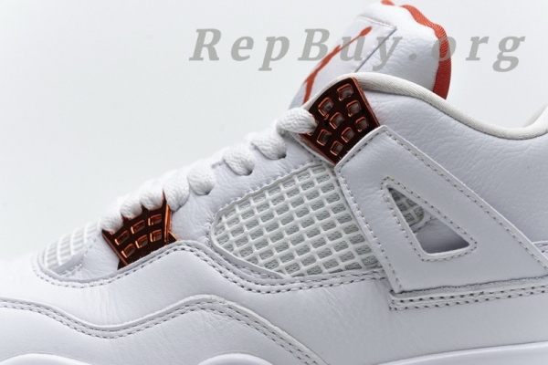 Top Version Air Jordan 4 Retro Metallic Orange CT8527-118 - Image 11
