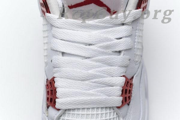 Top Version Air Jordan 4 Retro Metallic Red CT8527-112 - Image 13