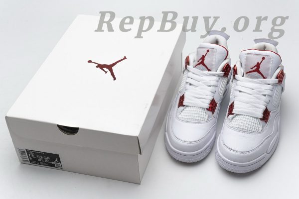 Top Version Air Jordan 4 Retro Metallic Red CT8527-112 - Image 24