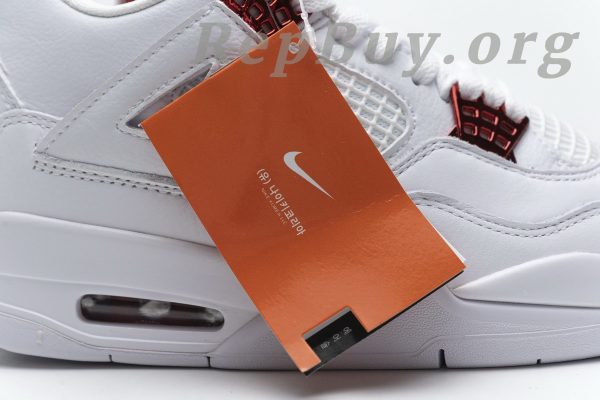 Top Version Air Jordan 4 Retro Metallic Red CT8527-112 - Image 26