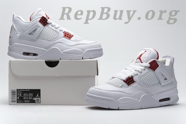 Top Version Air Jordan 4 Retro Metallic Red CT8527-112 - Image 25