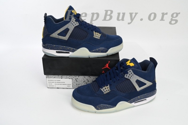 Top Version Air Jordan 4 Retro Michigan 1036660 - 图片 14