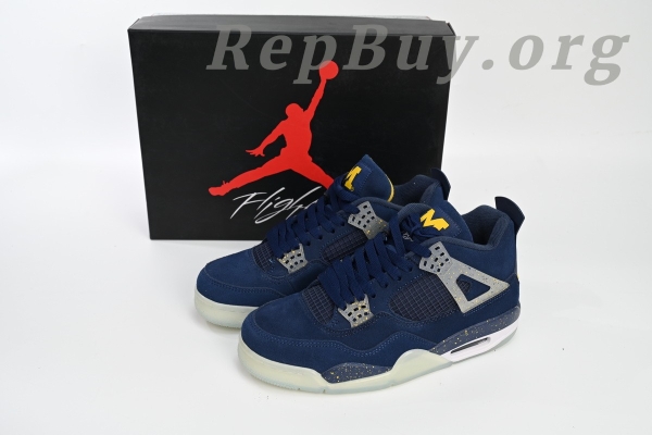 Top Version Air Jordan 4 Retro Michigan 1036660 - 图片 15