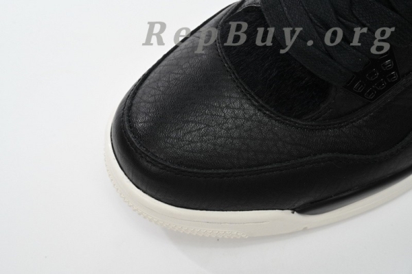 Top Version Air Jordan 4 Retro Pony Hair Black 819139-010 - Image 5