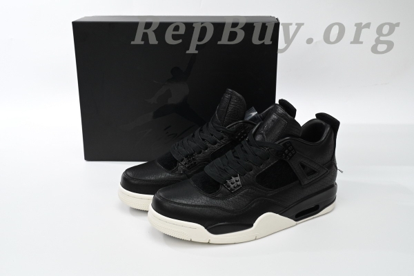 Top Version Air Jordan 4 Retro Pony Hair Black 819139-010 - Image 12