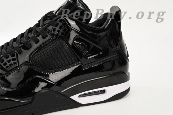 Top Version Air Jordan 4 Retro Powder Patent Leather 719864-010 - 图片 7