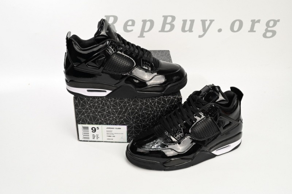 Top Version Air Jordan 4 Retro Powder Patent Leather 719864-010 - 图片 13