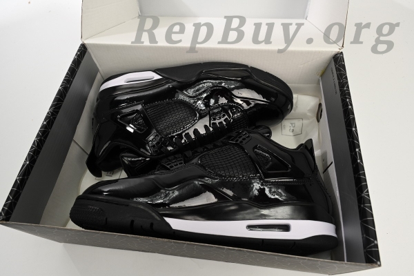 Top Version Air Jordan 4 Retro Powder Patent Leather 719864-010 - 图片 15