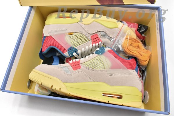 Top Version Air Jordan 4 Retro Union Guava Ice DC9533-800 - Image 16