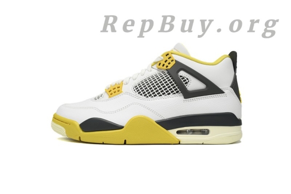 【High-quality Clearance Sale】Top Version Air Jordan 4 Retro Vivid Sulfur AQ9129-101