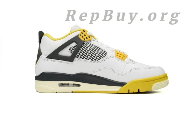 【High-quality Clearance Sale】Top Version Air Jordan 4 Retro Vivid Sulfur AQ9129-101 - Image 2