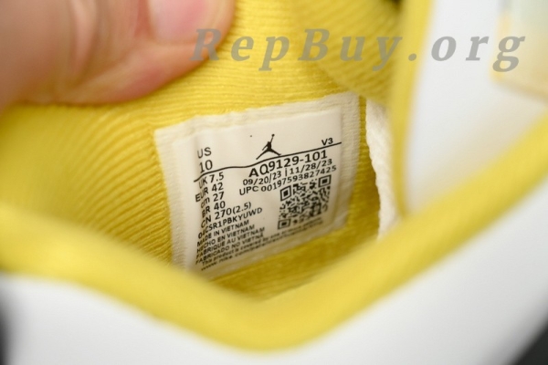 【High-quality Clearance Sale】Top Version Air Jordan 4 Retro Vivid Sulfur AQ9129-101 - Image 8