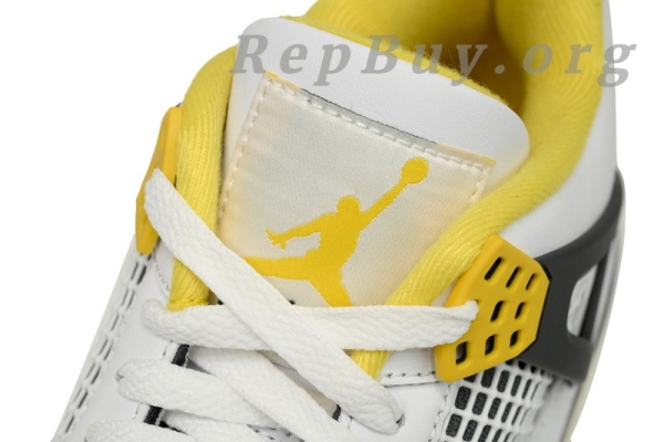 【High-quality Clearance Sale】Top Version Air Jordan 4 Retro Vivid Sulfur AQ9129-101 - Image 7