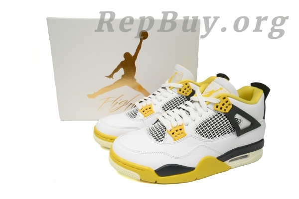 【High-quality Clearance Sale】Top Version Air Jordan 4 Retro Vivid Sulfur AQ9129-101 - Image 13