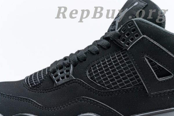Top Version Air Jordan 4 Retro Black Cat CU1110-010 - Image 16