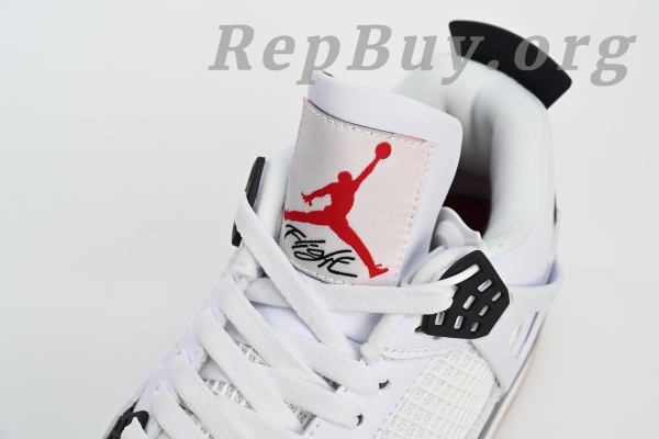 Top Version Air Jordan 4 White Black DR5415-100 - 图片 6