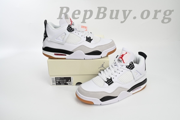 Top Version Air Jordan 4 White Black DR5415-100 - 图片 13
