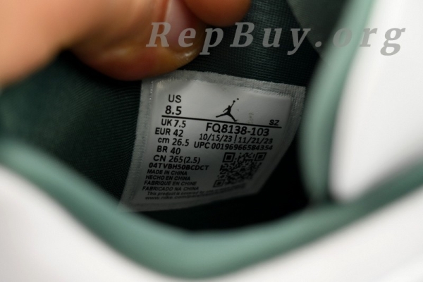 Top Version Air Jordan 4 Retro Oxidized Green FQ8138-103 - 图片 6