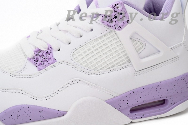 Top Version Air Jordan 4 White Purple CT8527-115 - 图片 8