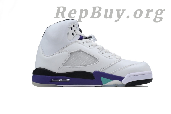 Top Version Air Jordan 5 Retro 'Grape' 136027-108 - 图片 2