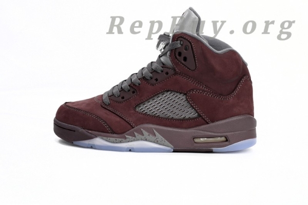 Top Version Air Jordan 5 Retro Burgundy (2023) DZ4131-600 - Image 2