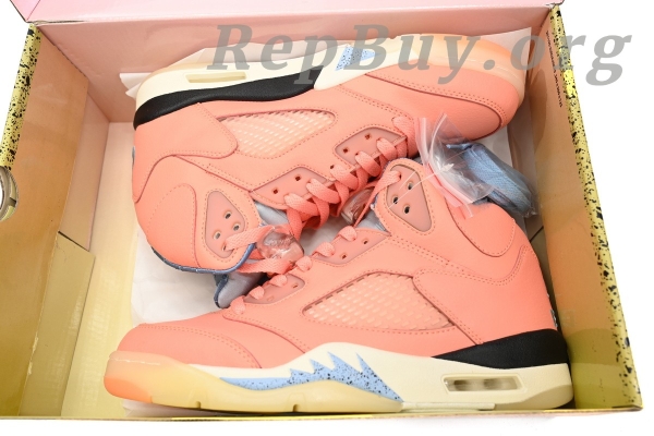 Top Version Air Jordan 5 Retro DJ Khaled We The Best Crimson Bliss DV4982-641 - Image 12