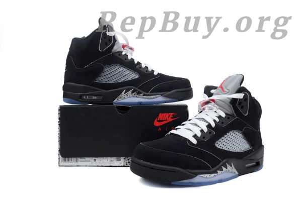 Top Version Air Jordan 5 Retro OG Black Metallic Reimagined HF3975-001 - Image 10