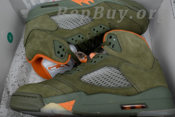 Top Version Air Jordan 5 Retro Olive DD0587-308 - 图片 9