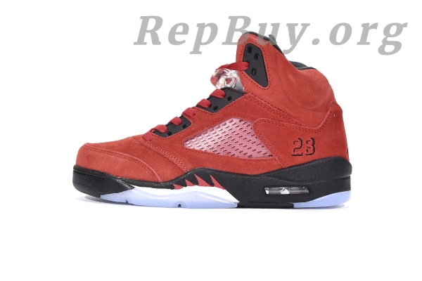 Top Version Air Jordan 5 Retro Raging Bull Red (2021) DD0587-600 - Image 2